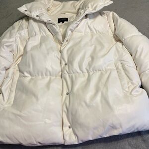 Avec Les Filles Cream Puffer Jacket Sz. 1X